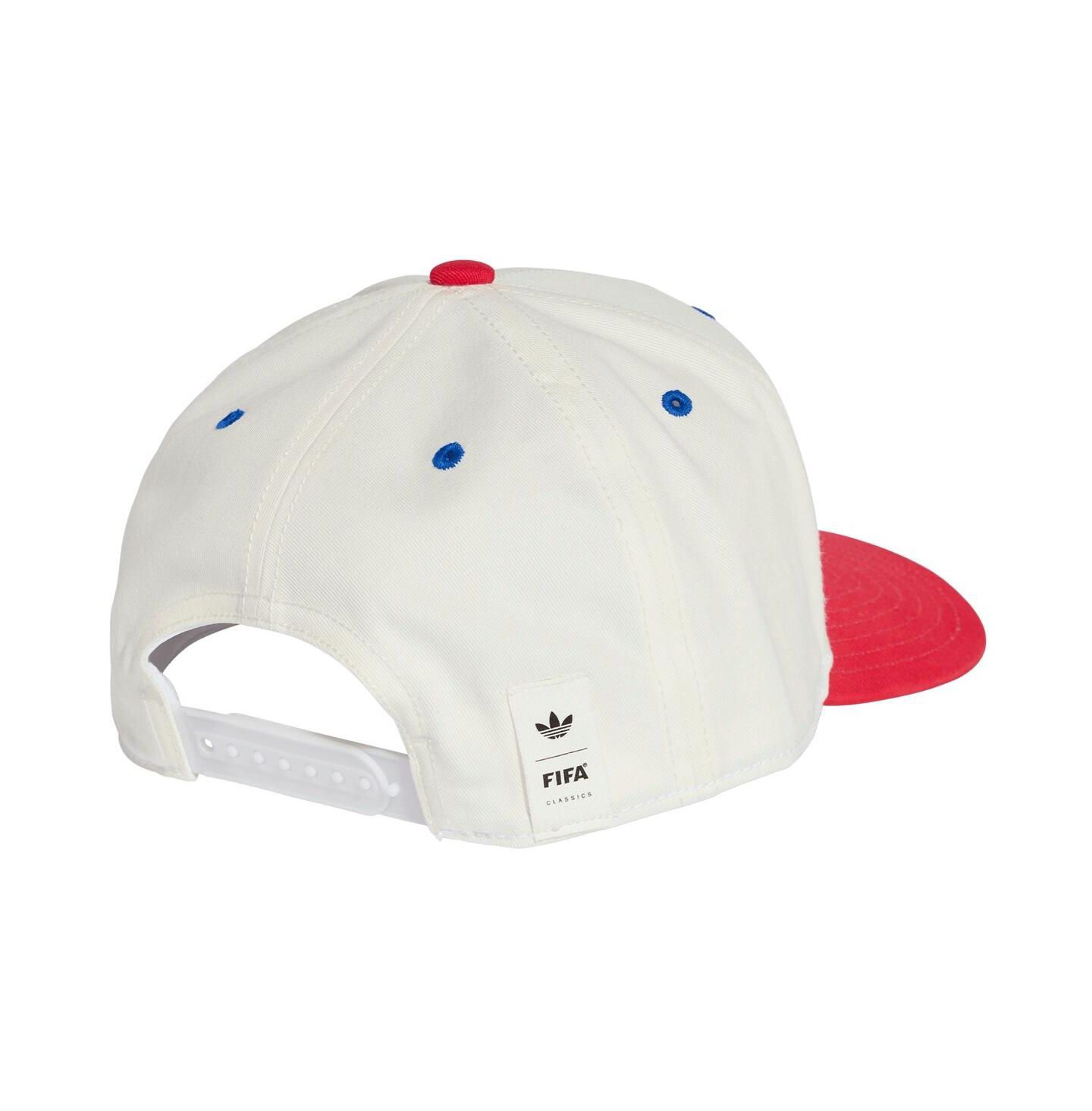 Мужская кепка adidas and White/Red Usmnt 1994 World Cup Graphic Adjustable Hat — фото 2