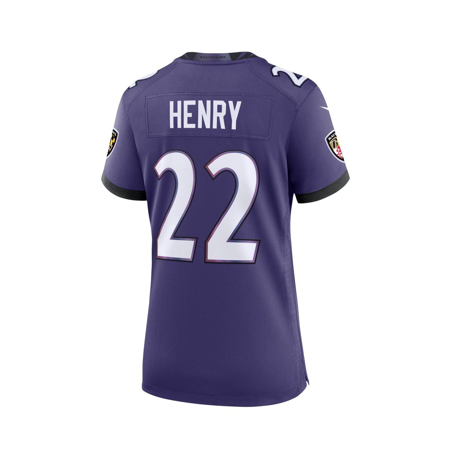 Женский топ Nike Derrick Henry Purple Baltimore Ravens Team Game Jersey — фото 3