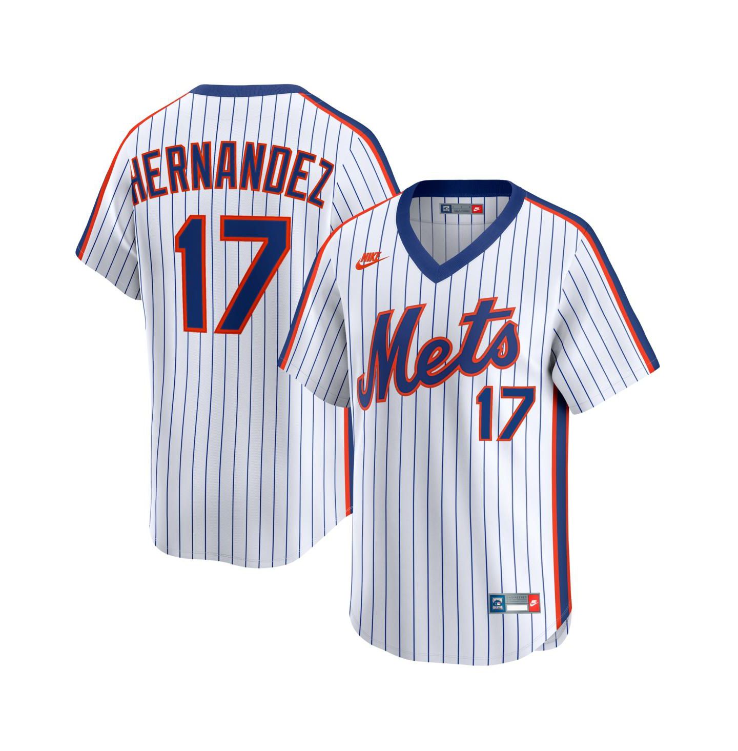 Мужской топ Nike Keith Hernandez White New York Mets Cooperstown Collection Limited Jersey — фото 1