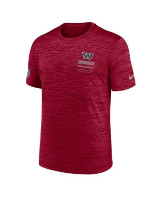 Men's Burgundy Washington Commanders Sideline Double Covered Dri-FIT Velocity T-Shirt