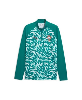 Men's Green Portugal National Team Pre-Match Quarter-Zip Sweatshirt