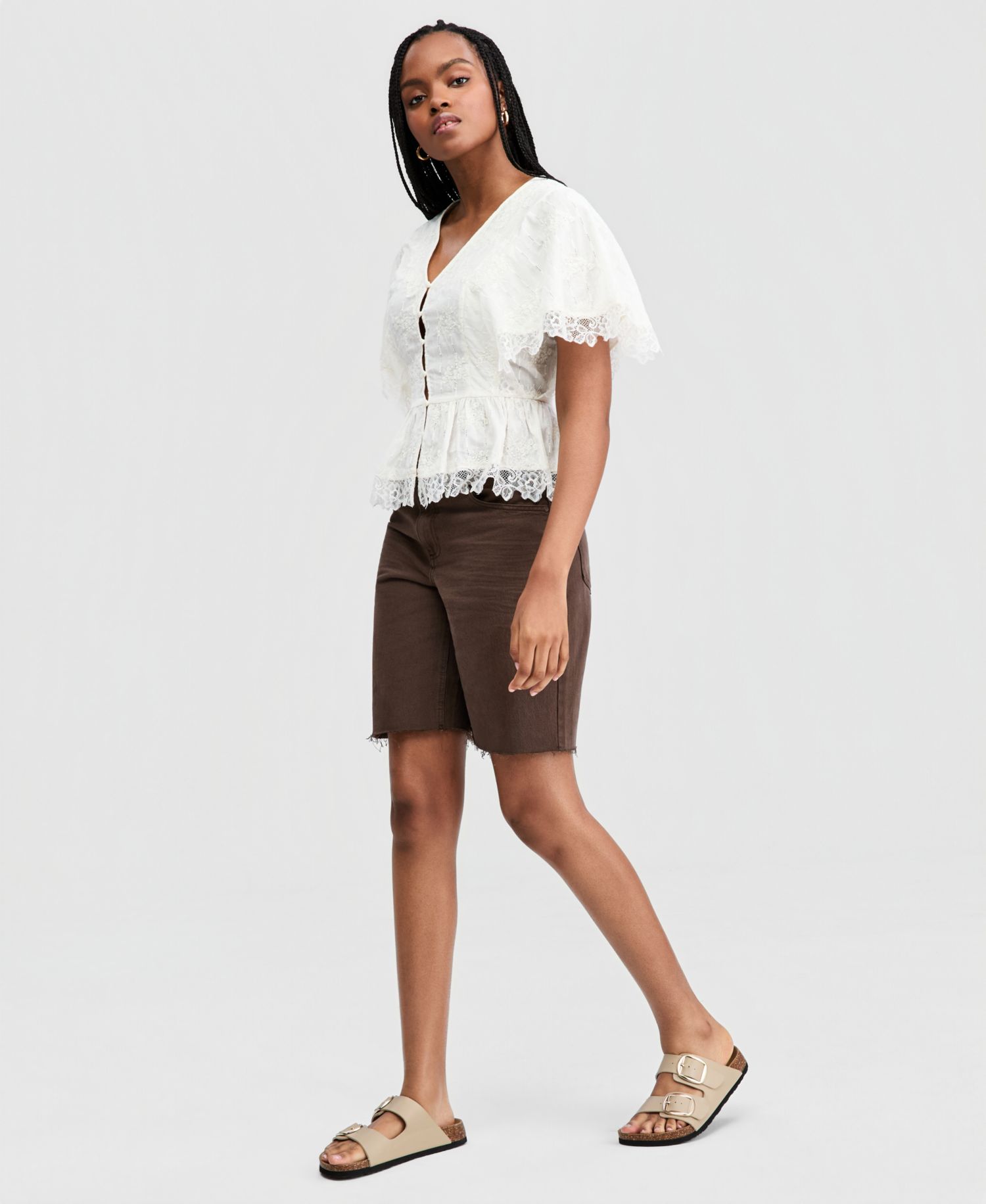 Women's Raw-Hem Denim Shorts