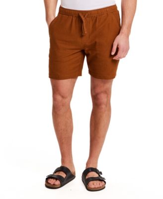 Men's Regular-Fit 7" Linen Shorts