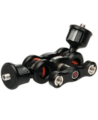 Vlogger Viper Articulating Magic Arm with Double 1/4" Screw Mount for Field Monitor & LED Video Light