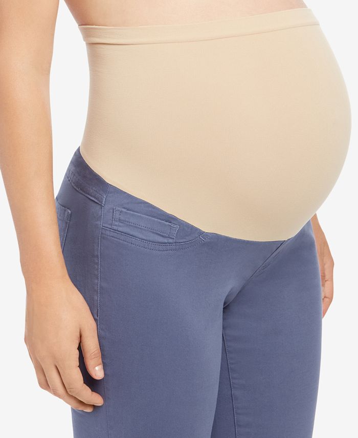 Motherhood Maternity Brushed Sateen Skinny Pants - Macy's