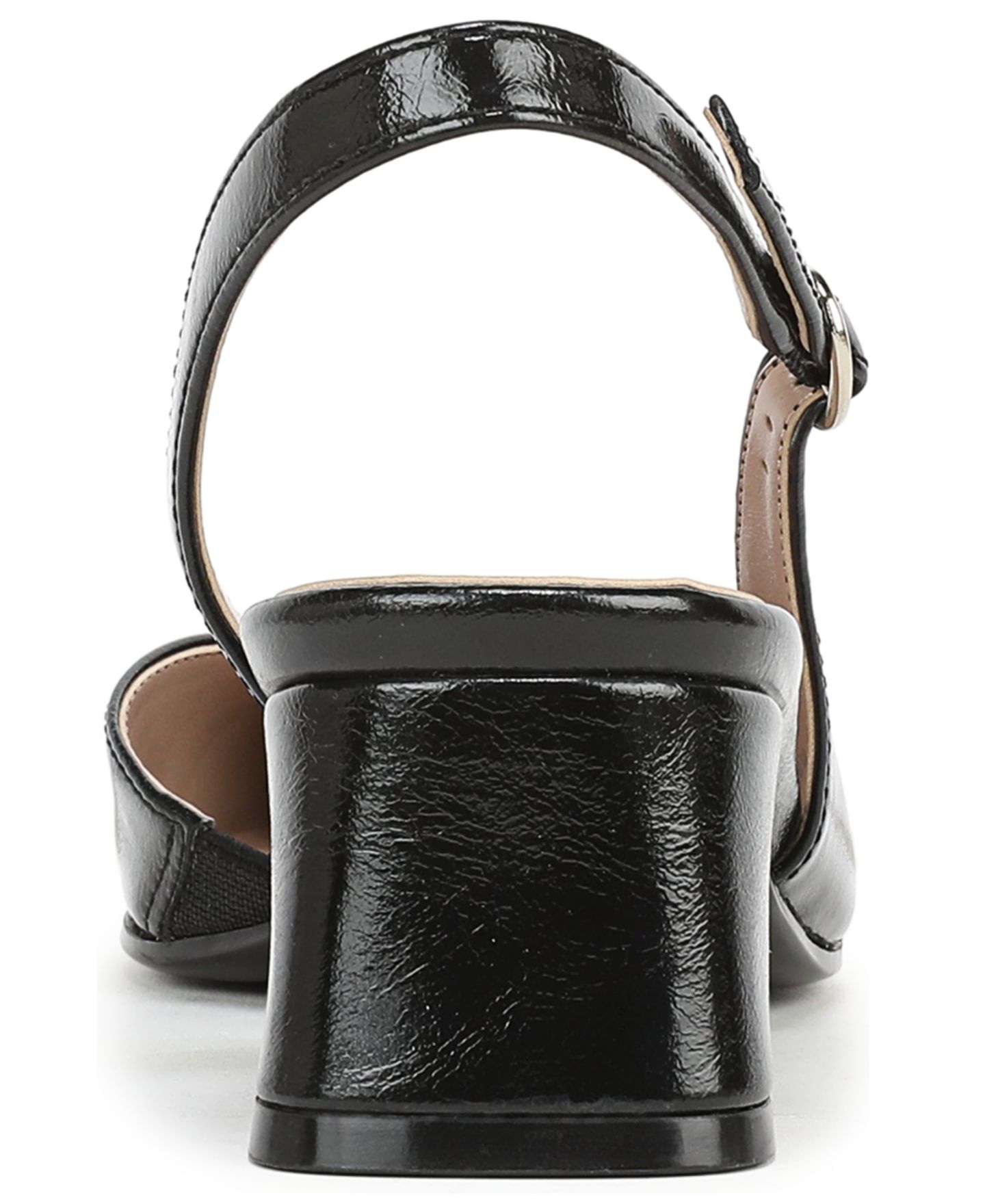 Женские туфли Naturalizer Anya Slingback Pumps, цвет: Чёрная искусственная кожа — фото 3