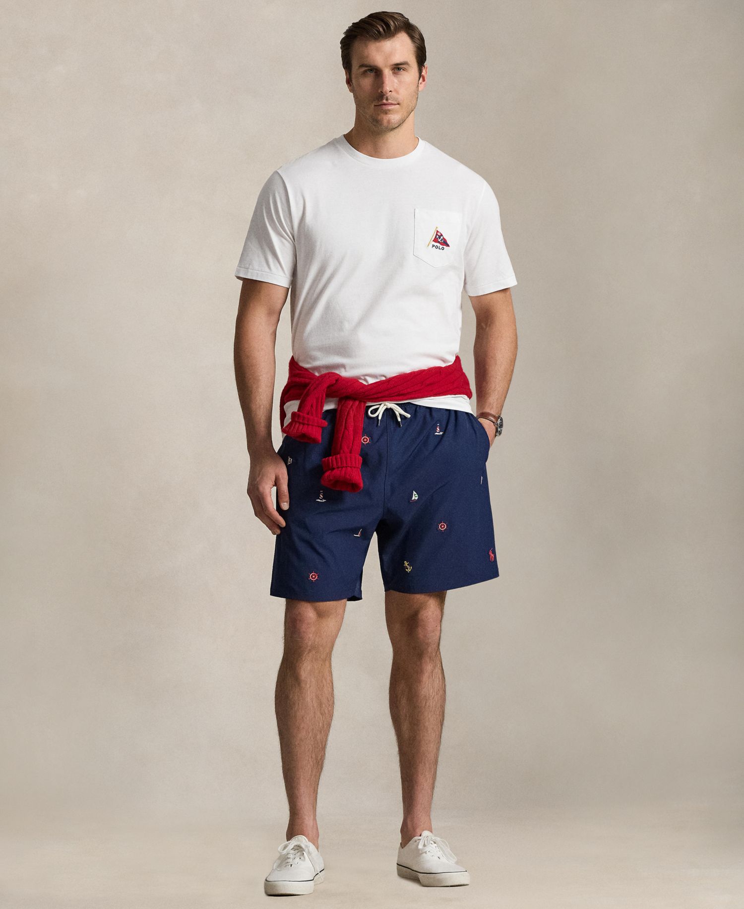 Men's Big & Tall Classic-Fit Polo Bear Jersey T-Shirt