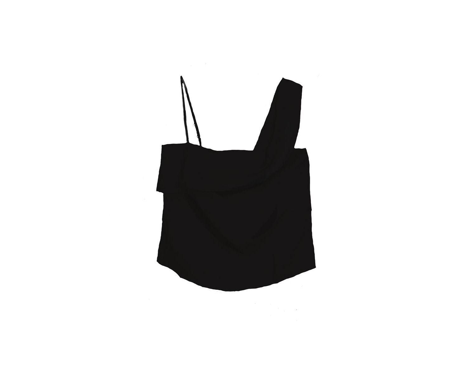 Women's The Wandering Wave top Black