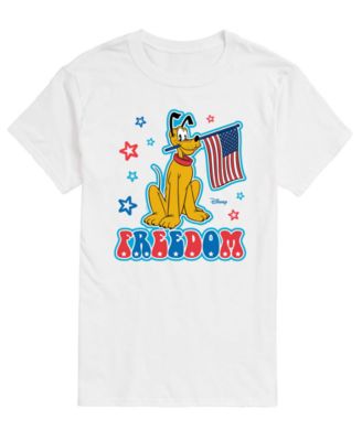 Men's Disney Pluto Freedom Short-Sleeve Graphic T-Shirt