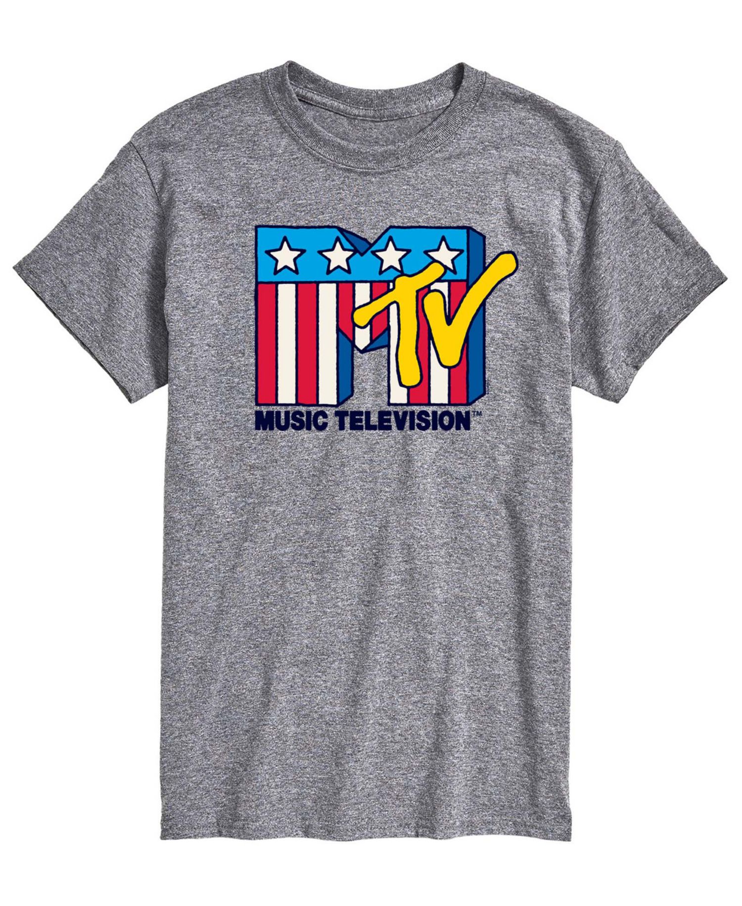 Men's MTV USA Flag Short-Sleeve Graphic T-Shirt