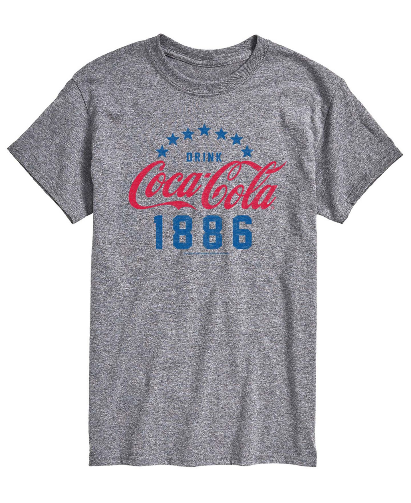 Мужская футболка AIRWAVES Coca-Cola Star Circle Short-Sleeve Graphic, цвет: Меланжевый — фото 1