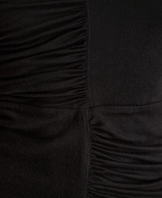 bcbg black ruched dress Hardware Ruched Midi Dress