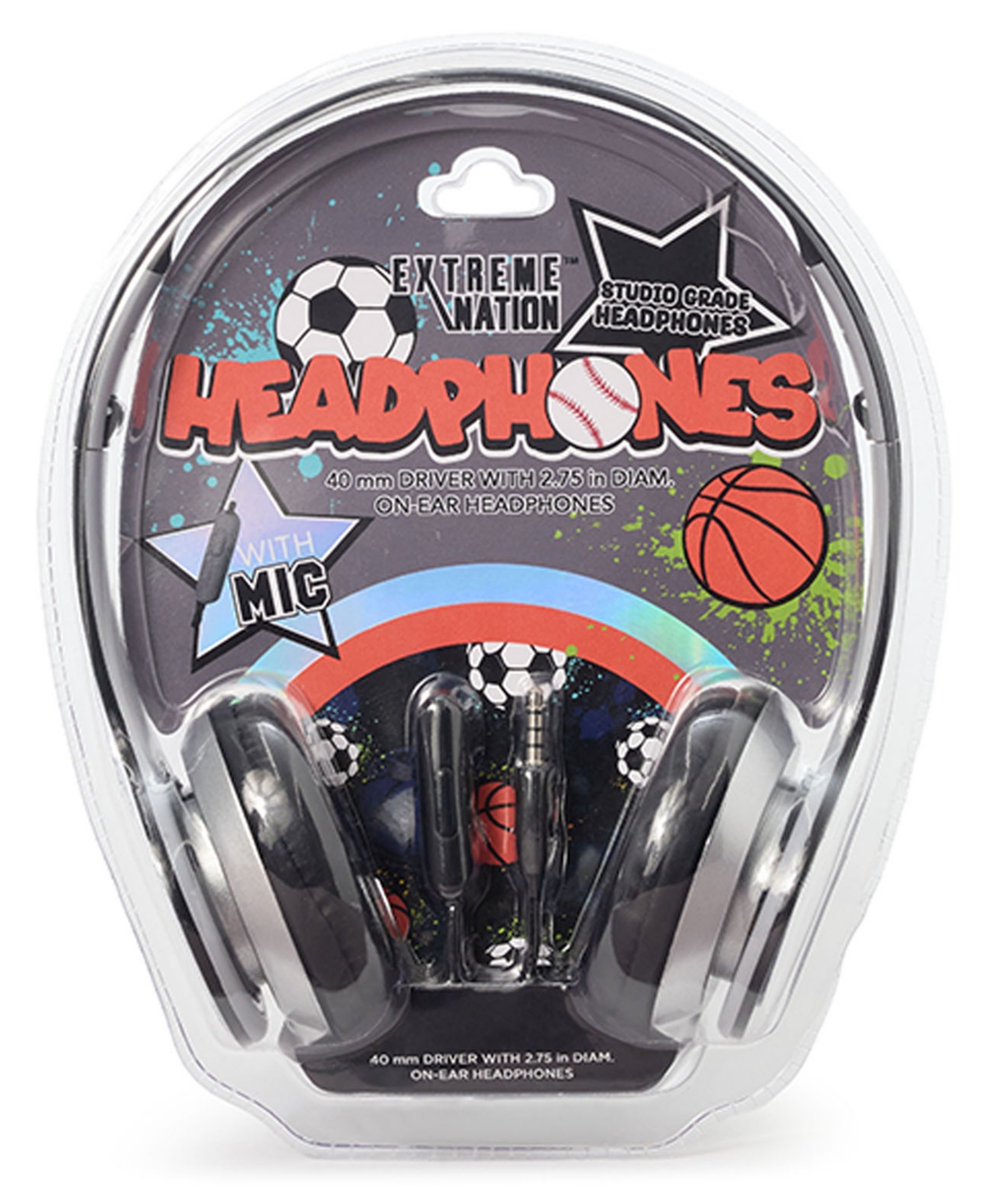 Extreme Nation Boys' Lenticular Sports Backpack, Lunch Box and Headphone, 3-Piece Set