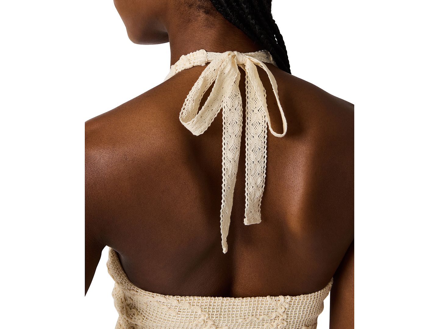 Женское платье Steve Madden Ofelia Sleeveless V-Neck, цвет: Состаренный белый — фото 4