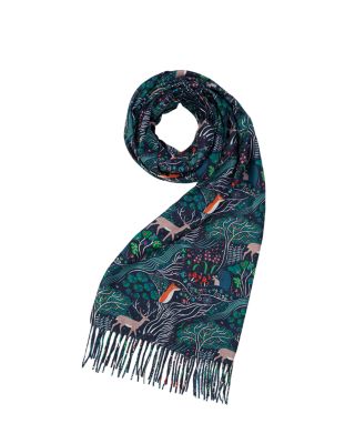Women's Enchanted Tree Tassel Scarf