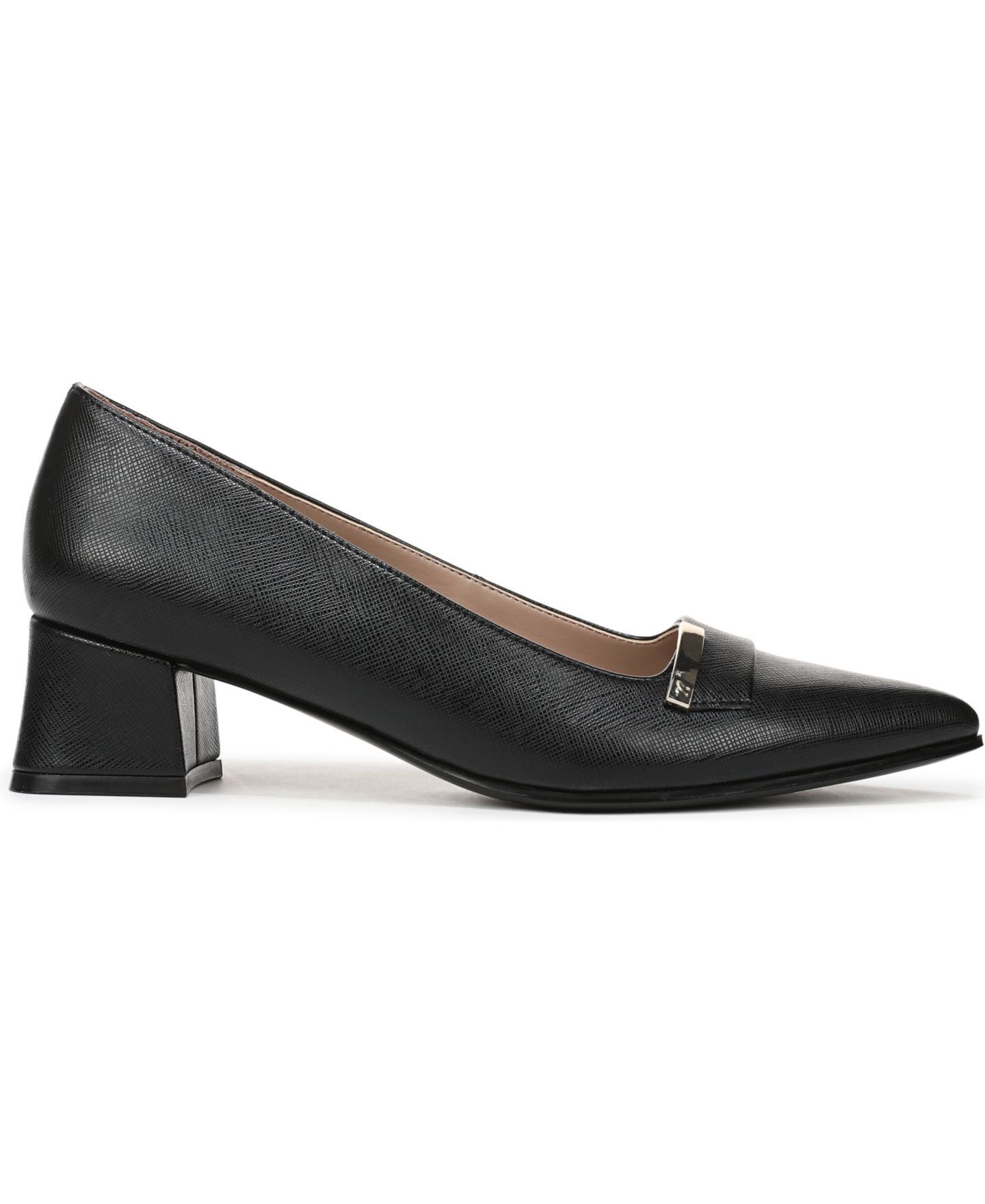 Женские туфли Naturalizer Avani Slip-On Pumps, цвет: Чёрная искусственная кожа — фото 2