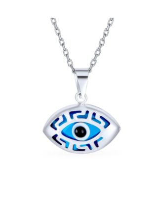 Turkish Evil Eye Filigree Charm Pendant Necklace in Protection