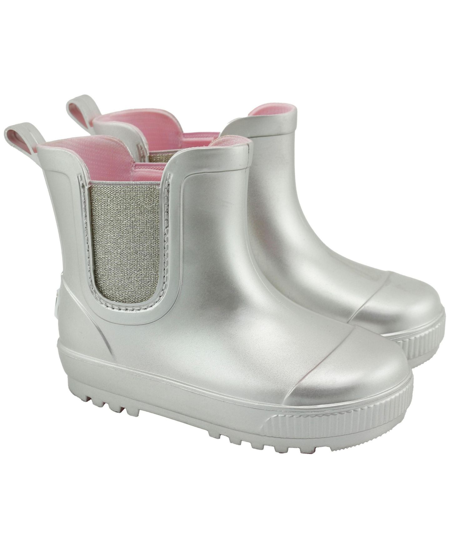 Ботинки BEARPAW Chelsea Waterproof Rain Boots для малышей, цвет: Шампань металлик — фото 2