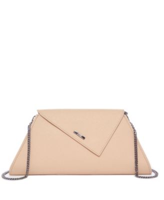Leather Clutch Bag Nude Clutch Purse Beige Evening Bag Tan Women's Handbag