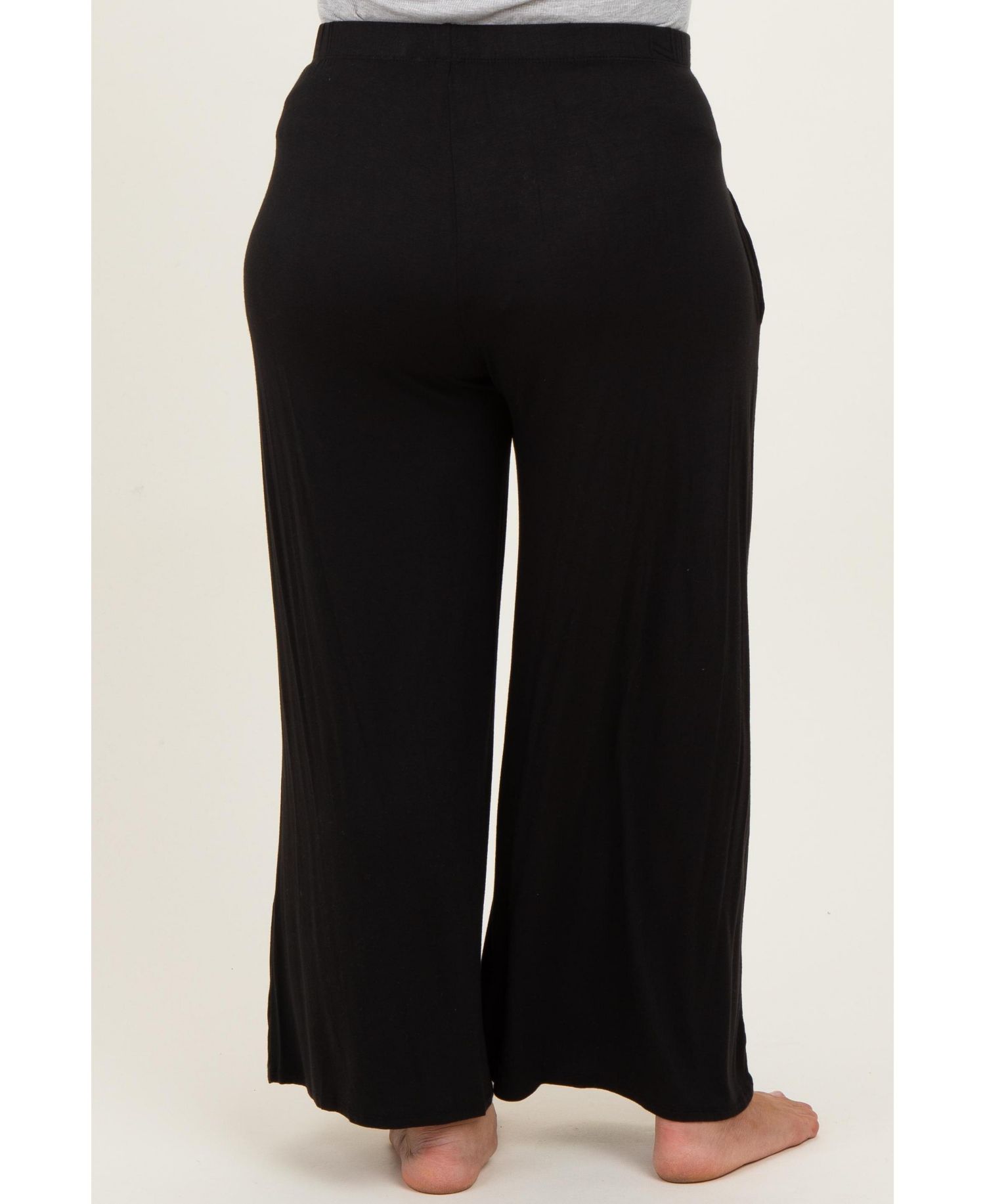 Plus Size Wide Leg Ankle Lounge Pants