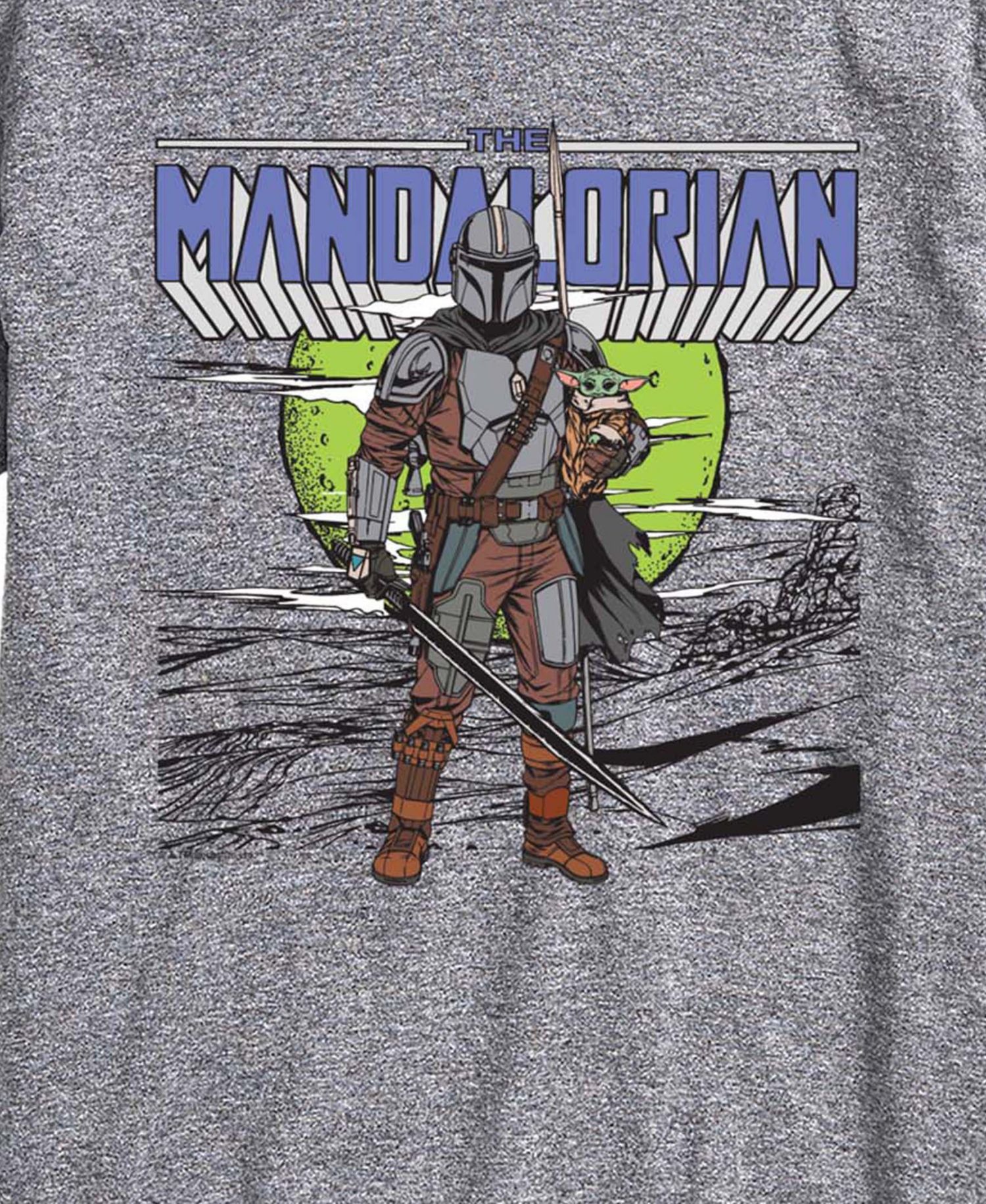 Men's The Mandalorian Sword Short-Sleeve Graphic T-Shirt