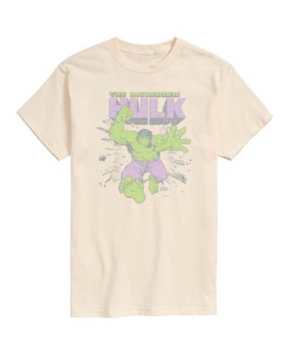 Men's Marvel The Hulk Vintage Faded Short-Sleeve Graphic T-Shirt