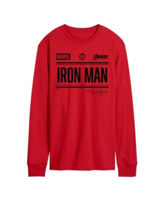 Men's Marvel Iron Man Sporty Long-Sleeve Graphic T-Shirt