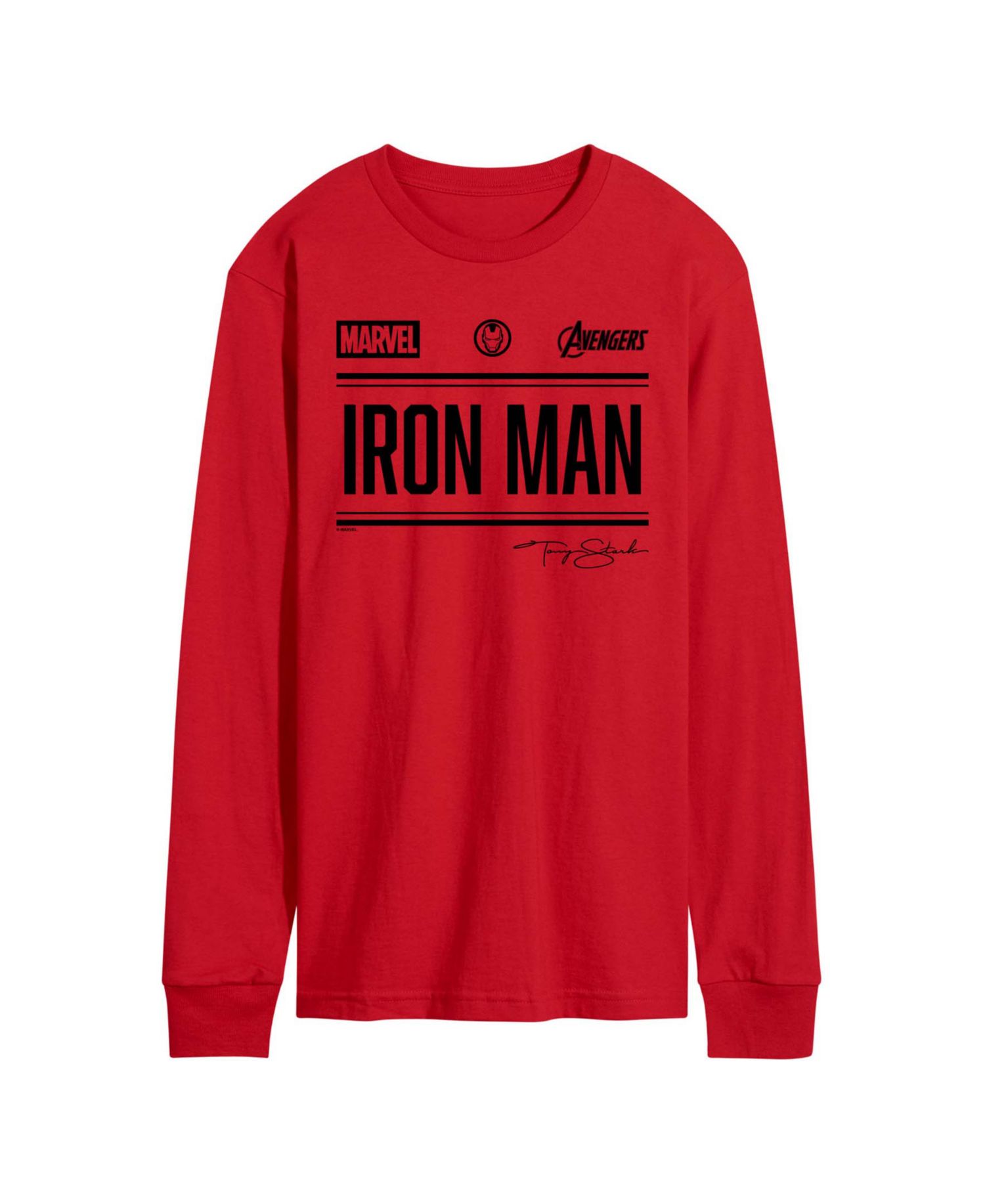 Men's Iron Man Sporty Long-Sleeve Graphic T-Shirt