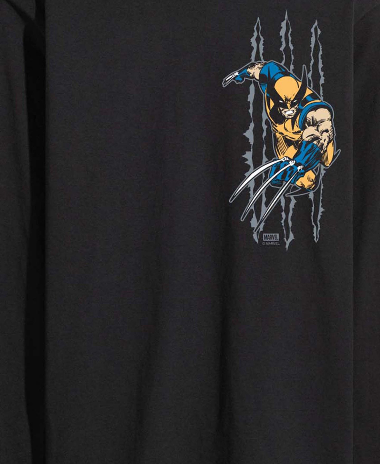Мужская футболка AIRWAVES Wolverine Slash Long-Sleeve Graphic, цвет: Чёрный — фото 3