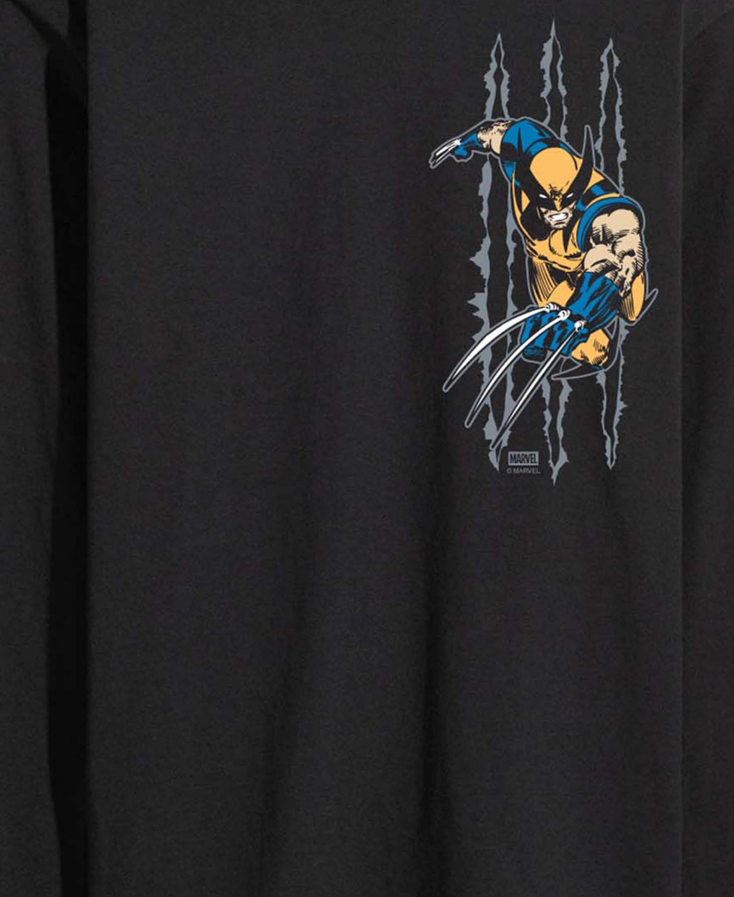 Men's Wolverine Slash Long-Sleeve Graphic T-Shirt