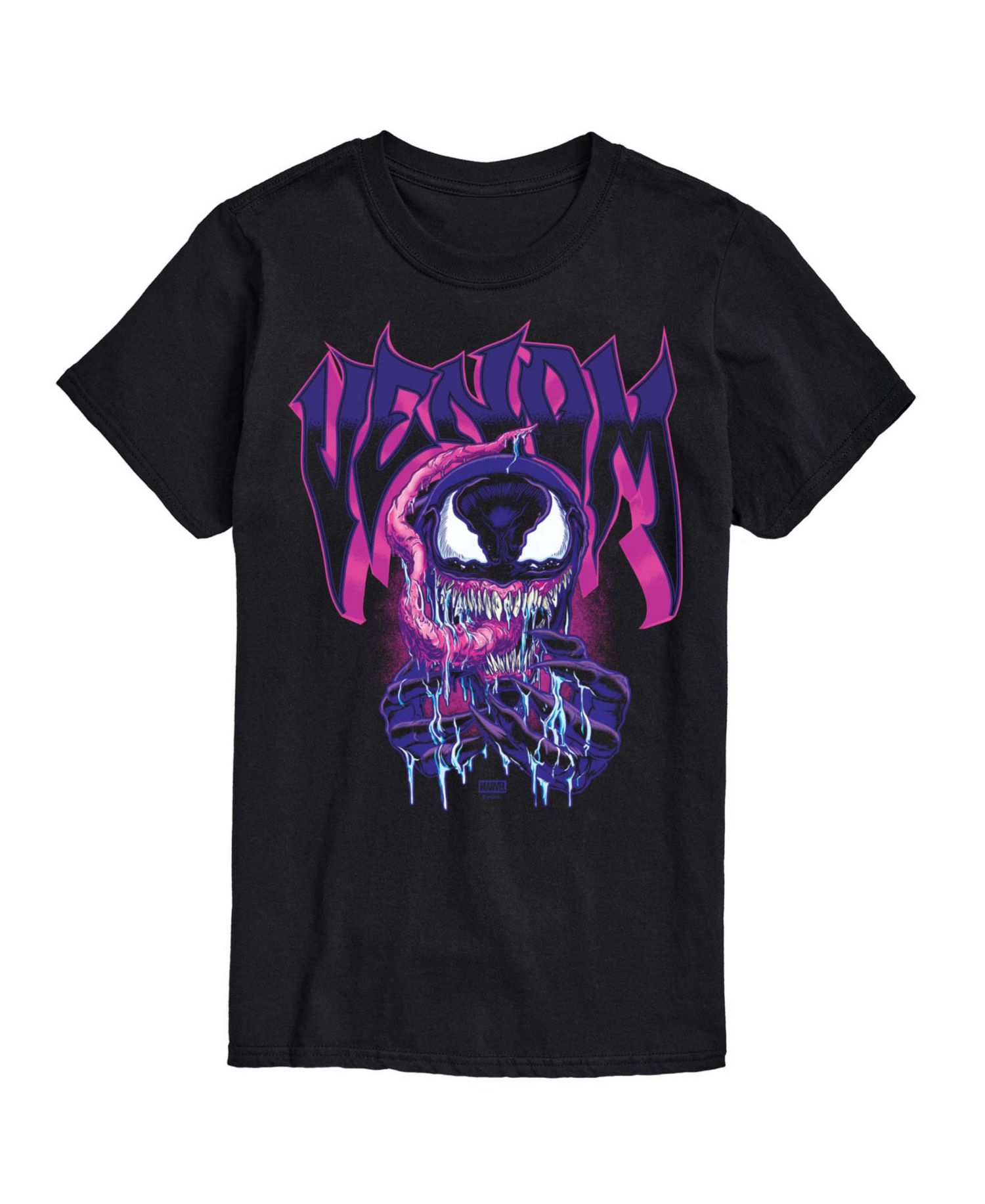 Men's Venom Logo Smile Short-Sleeve Graphic T-Shirt