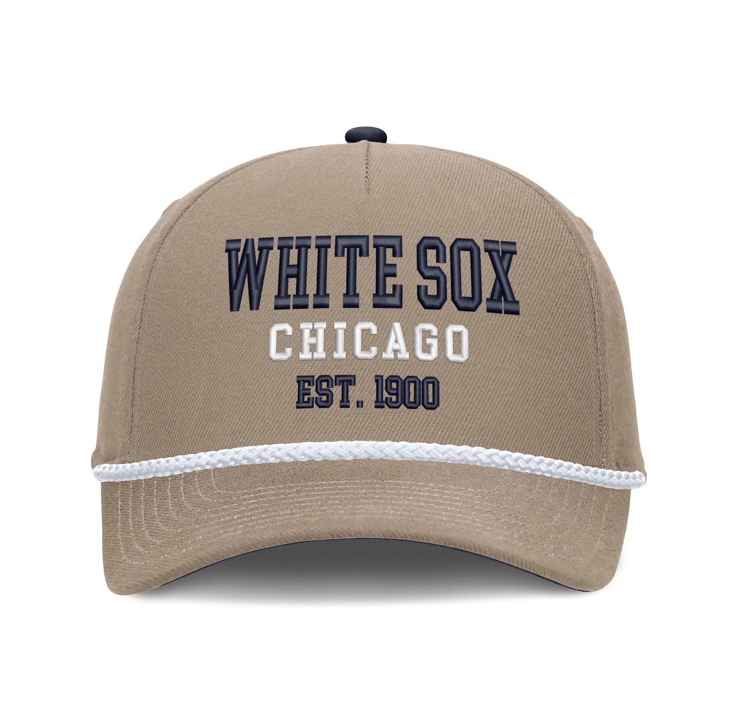 Men's Khaki Chicago White Sox Father's Day Rope Rise Adjustable Hat
