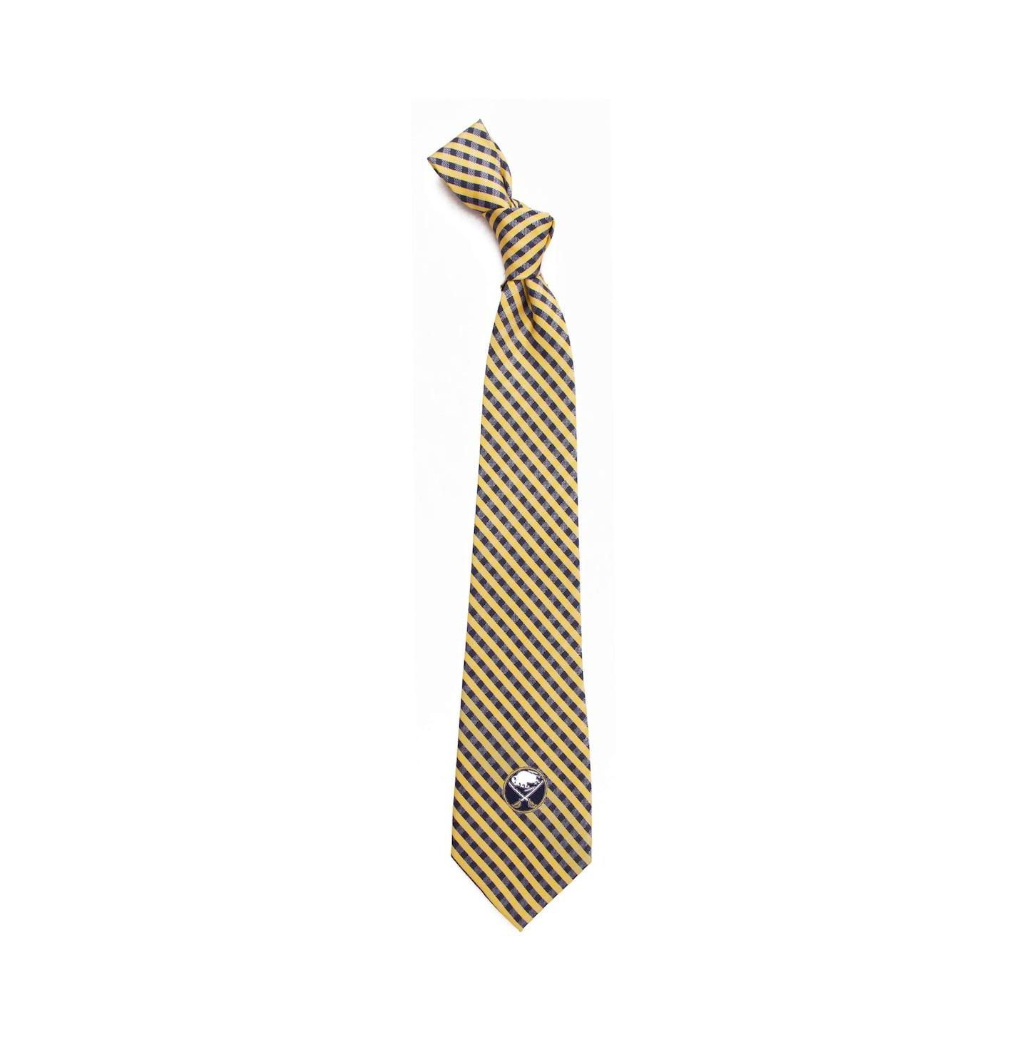 Мужской галстук Eagles Wings Buffalo Sabres Gingham Tie — фото 1