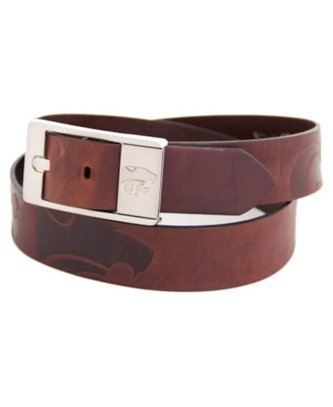 Мужской ремень Eagles Wings Kansas State Wildcats Brandish Leather Belt