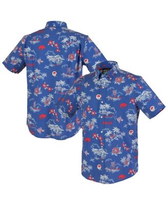 Men's Royal Buffalo Bills Kekai Performance Button-Down Shirt