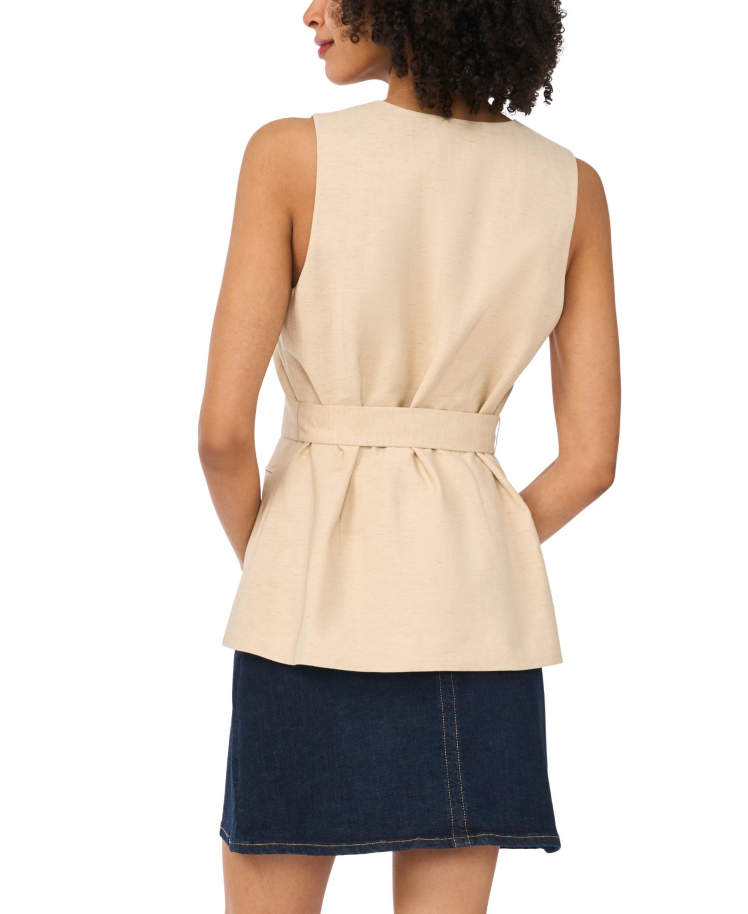 Women's Sleeveless V-Neck Vest Top