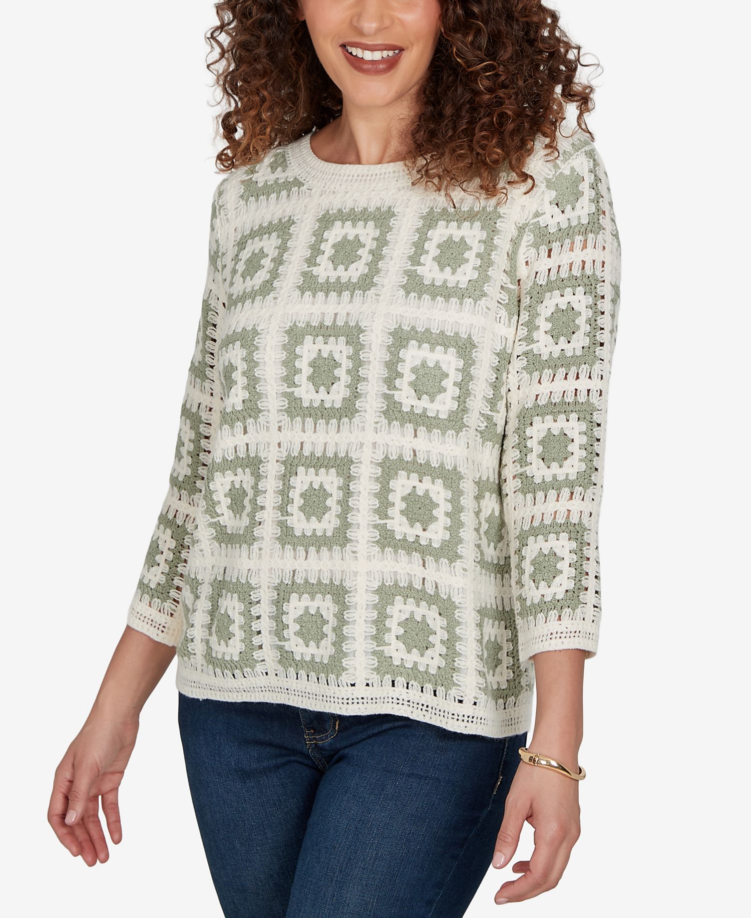 Petite Crochet Squares Top