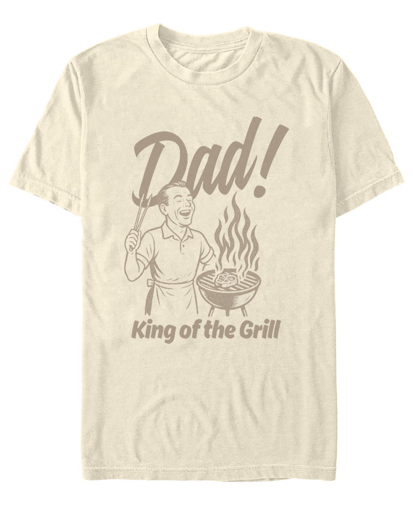 Мужская футболка Fifth Sun King Of The Grill Short-Sleeve, цвет: Натуральный — фото 1