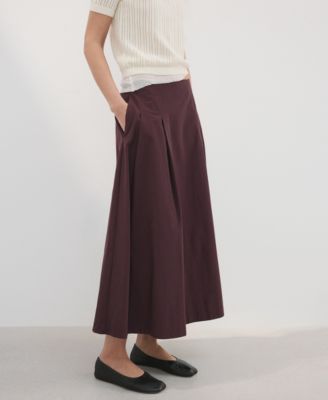 Women's Flared Midi-Skirt