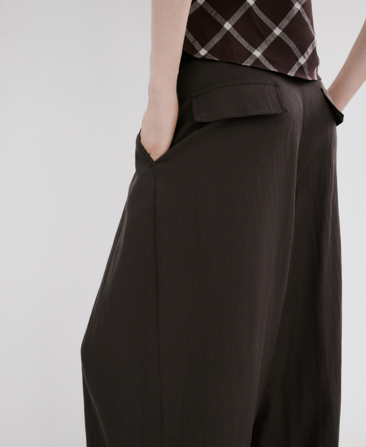 Mango Women's Mid-Rise Lyocell Pants