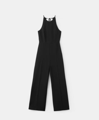 Women's Open Back Halter Jumpsuit