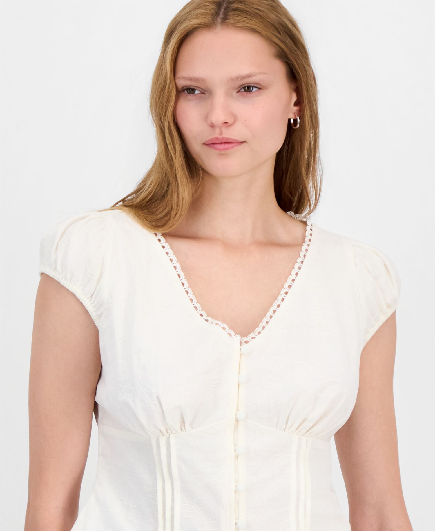 Women's Femme Cap-Sleeve Blouse