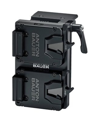 Dual Micro Battery Bracket with P-Tap for Sony PXW-FX9, V-Mount