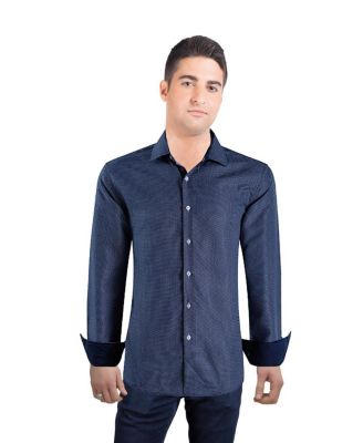 Men's Slim Fit Honeycomb Shirt