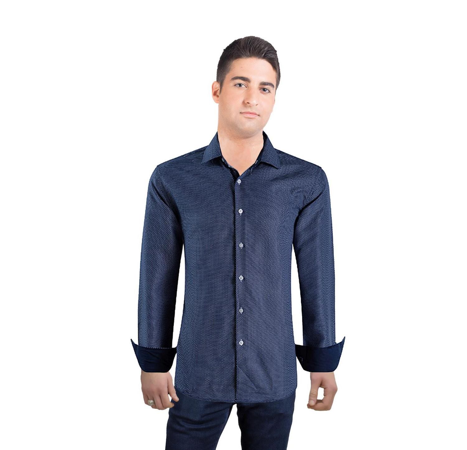 Men's Slim Fit Honeycomb Shirt