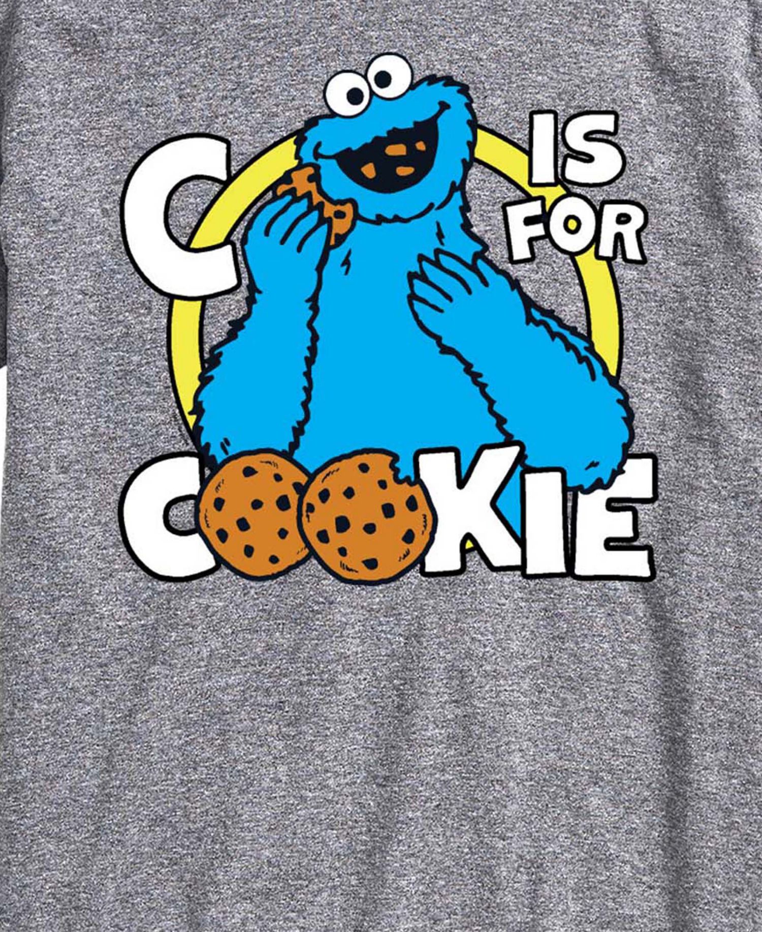 Men's Sesame Street Cookie Monster Short-Sleeve Graphic T-Shirt