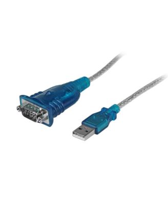 16.9" 1 Port USB to RS232 DB9 Serial Adapter Cable