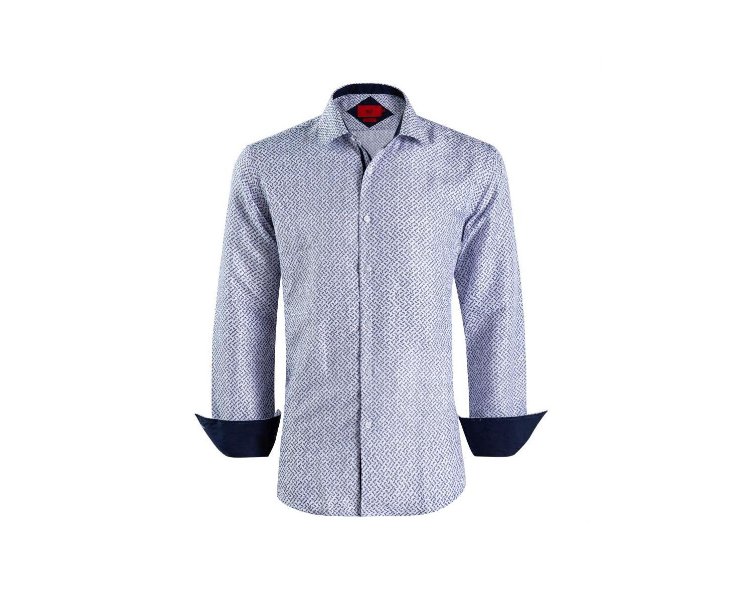 Men's Slim Fit Paisley Shirt By