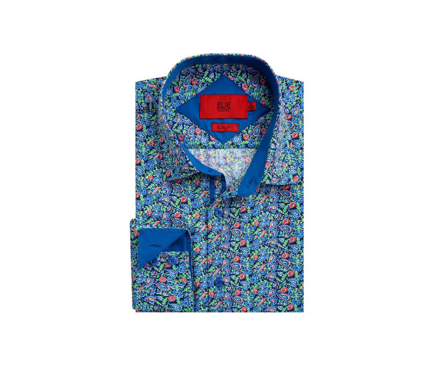 Мужская рубашка Elie Balleh Slim Fit Paisley Print Button-Down — фото 3