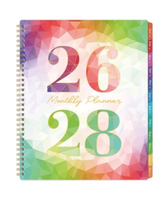 2026-2028 Monthly Planner 3-Year Calendar Tabs Pocket